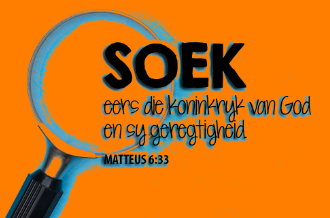 soek die koninkryk van God